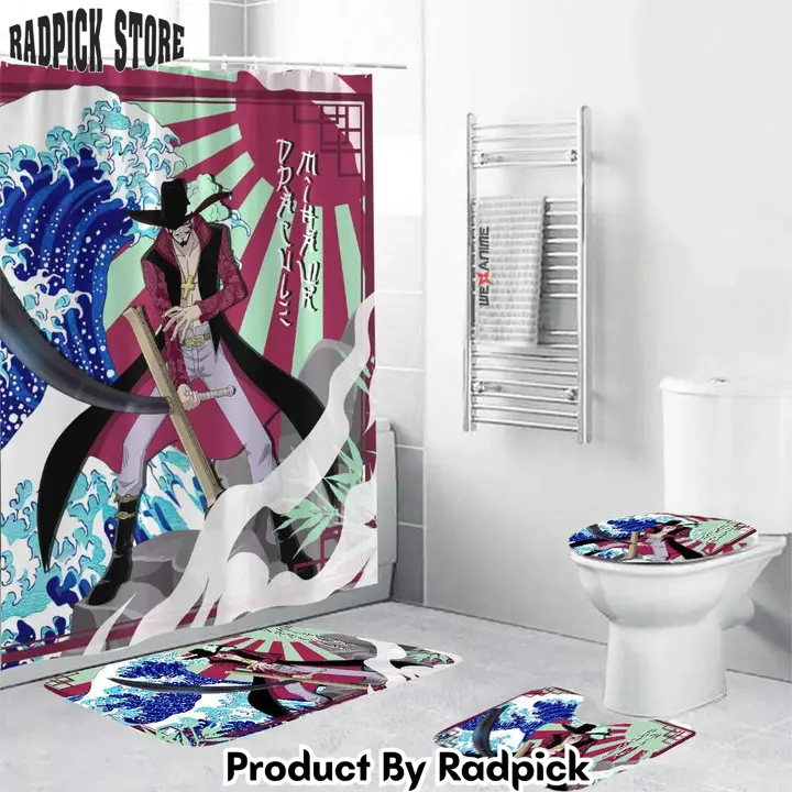 One piece dracule mihawk combo bathroom set   rp0204459